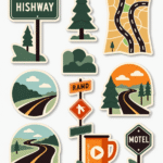 Travel & Exploration - Sticker Sheet v2